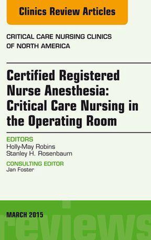 The Clinics: Nursing Volume 27-1 - Certified Registered Nurs ... - cover