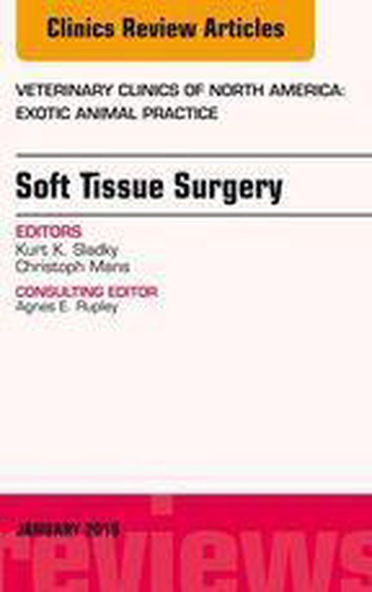 The Clinics: Veterinary Medicine Volume 19-1 - Soft Tissue S ... - cover