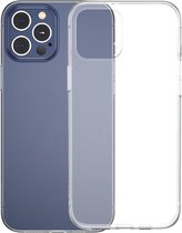 Shop4 - iPhone 12 Pro Max Hoesje - Zachte Back Case Transparant