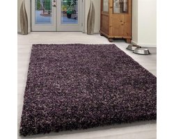 Lorium High Pole Purple - Gris Tapis Melated
