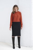 Loop.a life Duurzame Jurk Every Day Dress Dames - Oranje Antraciet - Maat M