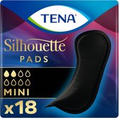 5x TENA Silhouette Noir Mini 18 stuks