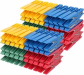150x Pinces à linge colorées 7 cm en plastique - Pinces à linge - Articles de lessive - Pinces à linge suspendues / suspendues