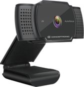 Bol.com Conceptronic AMDIS02B webcam 5 MP 2592 x 1944 Pixels USB 2.0 Zwart aanbieding