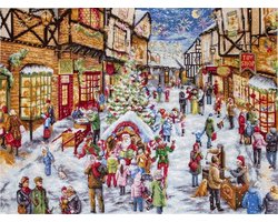 LETI STITCH by LUCA-S Borduurpakket Christmas Eve - 49x35 cm