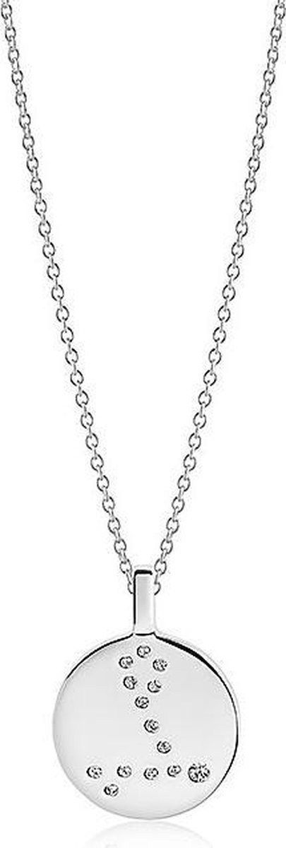 Sif Jakobs Jewellery Dames-Ketting 925 Zilver gerhodineerd Zirkonia One Size Issen 87604497