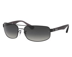 Ray-Ban RB3445 006/11 - zonnebril - Zwart/Grijs - Grijs Gradiënt - 61mm