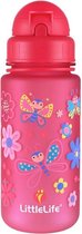LittleLife Water Bottle - Butterflies 400ml