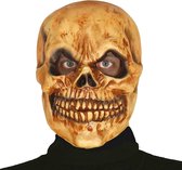 Fiestas Guirca Verkleedmasker Scary Skelet Latex Beige One-size