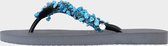 Uzurii Blue Fabulous dames slippers, Silver, maat: 39/40