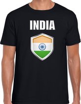 India landen t-shirt zwart heren - Indiaanse landen shirt / kleding - EK / WK / Olympische spelen India outfit L