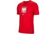 Nike Poland Evergreen Crest Tee CU9191-611, Mannen, Rood, T-shirt, maat: XL EU