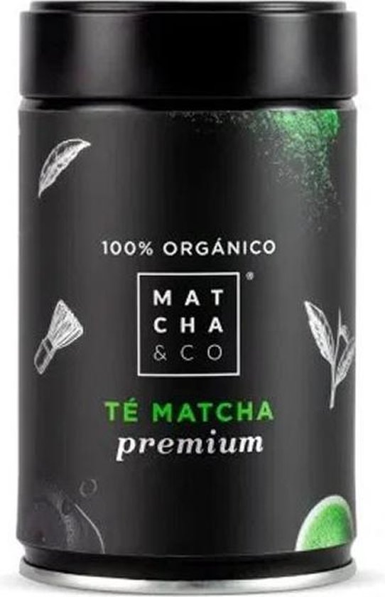 Matcha & Co - ceremoniële matcha PREMIUM thee uit Japan - matcha poeder - matcha thee - 100% organisch gecertificeerd - 80 gram