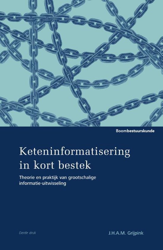 Foto: Studieboeken bestuur en beleid keteninformatisering in kort bestek