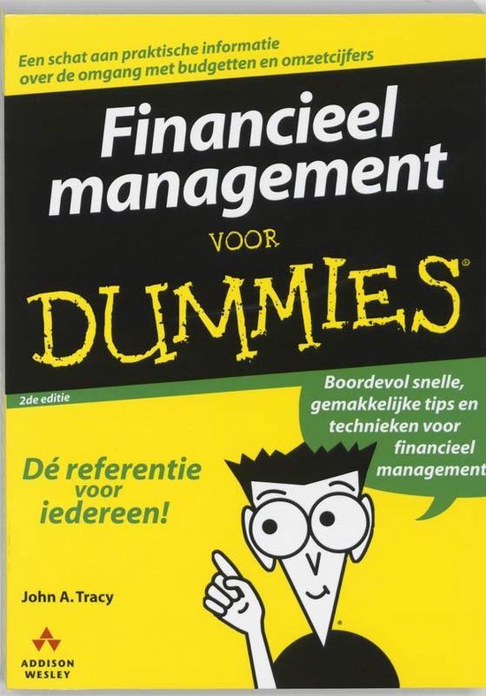 Cover van het boek 'Financieel management voor Dummies' van John A. Tracy