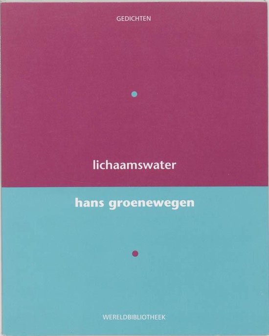 Cover van het boek 'Lichaamswater' van H. Groenewegen