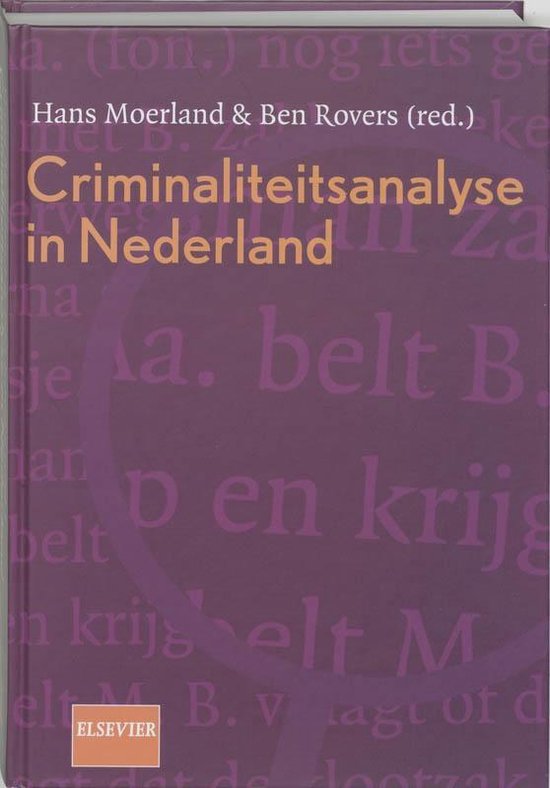 Cover van het boek 'Criminaliteitsanalyse in Nederland / druk 1' van  Onbekend