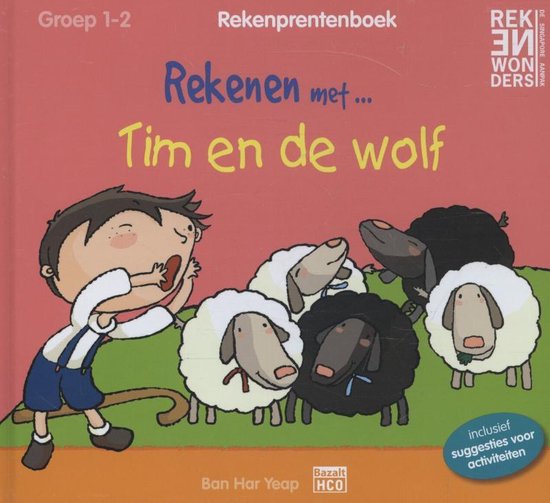 Cover van het boek 'Rekenprentenboeken Groep 1-2 / Tim en de wolf'