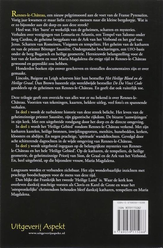 Achterkant boek De geheime boodschappen van Rennes-le-Chateau 3.