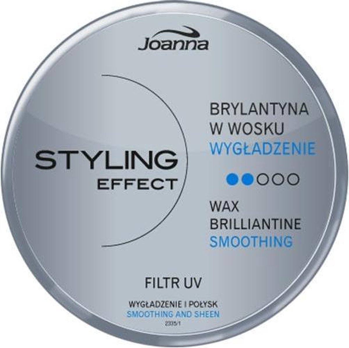 Joanna - Styling Effect Smoothing Wax Brilliantine Smoothing Brilliantin In Wax 45G