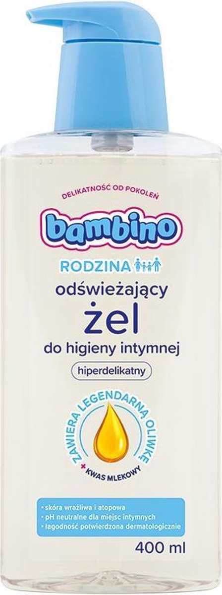 Bambino - Family Refreshing Gel Into Hygiene Inty Hyperdelicate 400Ml