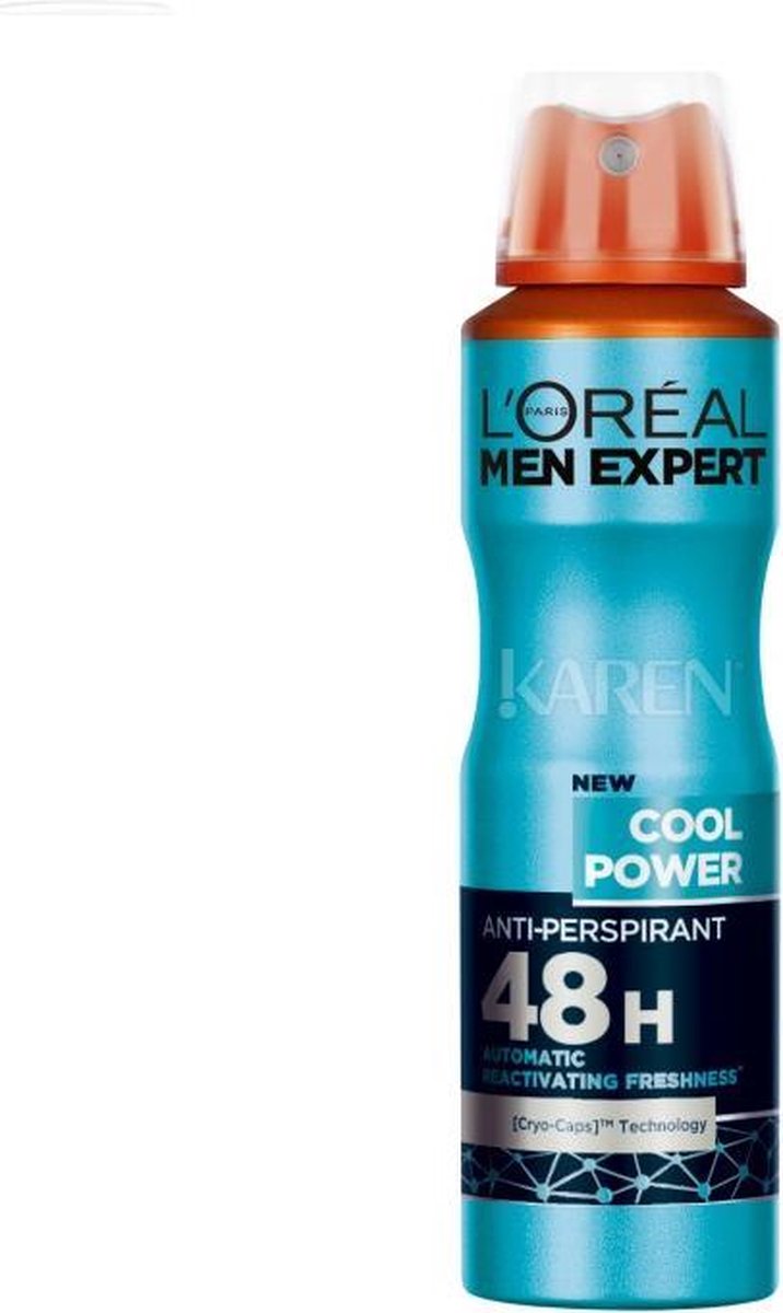 Goedkoopste L'Oreal - Men Expert Cool Power Anti-Perspirant Deodorant Spray 150Ml