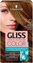 Schwarzkopf - Gliss Color Hair Coloring Cream 7-0 Beige Dark Blond