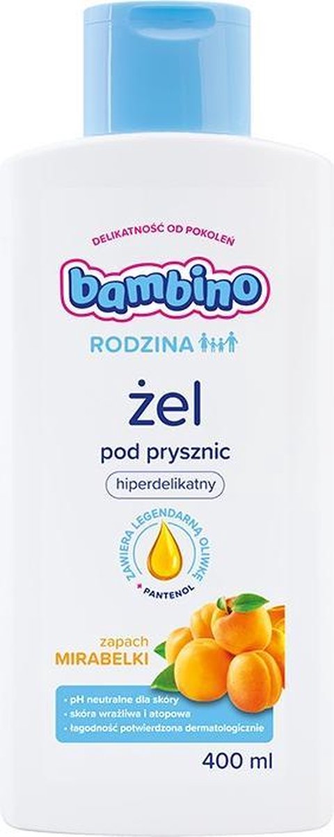 Bambino - Family Gel Under Shower Hyperdelicate Mirabelka 400Ml