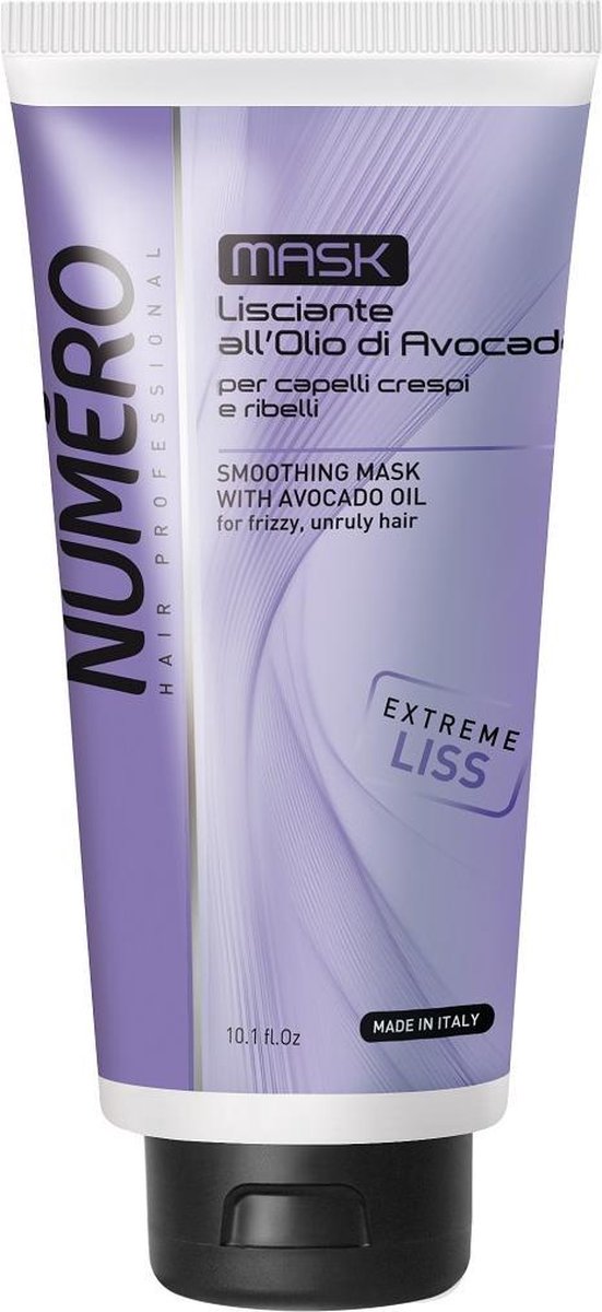 NUMERO Smoothing Mask With Avocado Oil wygładzająca maska z olejkiem z awokado 300ml