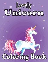 Lovely unicorn Coloring Book