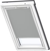 VELUX Origineel Verduisterend Rolgordijn (DKL) Wit Kozijn, S08, 608, Grey