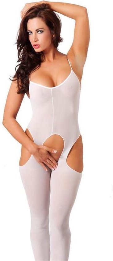 Hunkemöller kanten catsuit met open kruis Hunkemöller kanten catsuit met open kruis