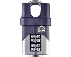 Squire Vulcan Combi 50CS - Hangslot - Cijferslot - Gesloten beugel - Weerbestendig - 50mm