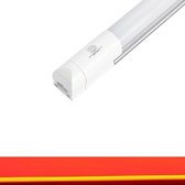 TL LED Buis Rood - Met bewegingssensor - 9 Watt - 60 cm - Met Armatuur