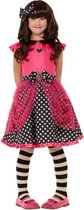 Smiffys Kinder Kostuum -Kids tm 9 jaar- Santoro Ladybird Roze