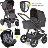 ABC Design 3in1 Combi Kinderwagen Viper 4 - Inclusief 4-delig Accessoirepakket - Street