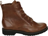 Verhulst 6437 H - Dames VeterlaarzenHalf-hoge schoenen - Kleur: Cognac - Maat: 42