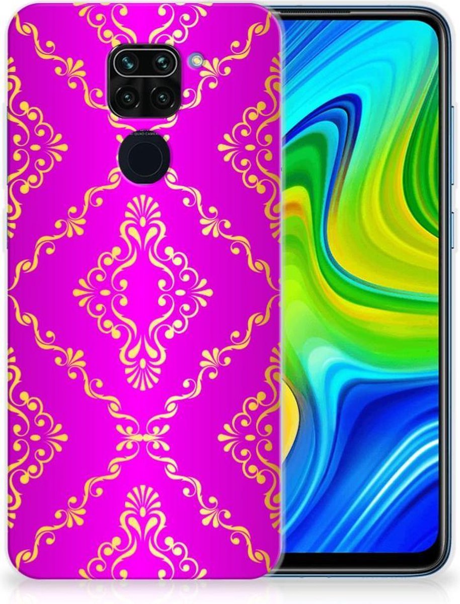 Siliconen Hoesje Xiaomi Redmi Note9 Barok Roze