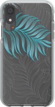Gear4 Victoria hoesje blad jungle hoesje phone case iPhone XR - Blauw