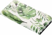 Design Softcase Booktype iPhone 6 / 6s hoesje - Monstera Leafs
