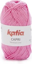 Katia Capri - kleur 100 Bleekrood - 50 gr. = 125 m. - 100% katoen