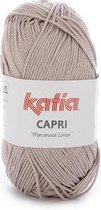 Katia Capri - kleur 53 Steengrijs - 50 gr. = 125 m. - 100% katoen