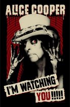 Alice Cooper Textiel Poster Flag I'm Watching You Multicolours