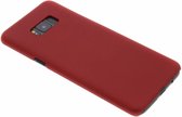 Effen Backcover Samsung Galaxy S8 Plus hoesje - Rood