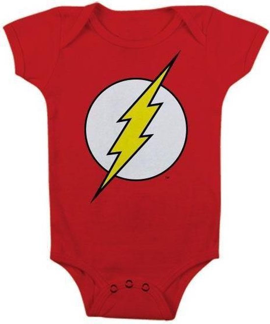 FLASH - Baby Body Logo - Red (6 Month)