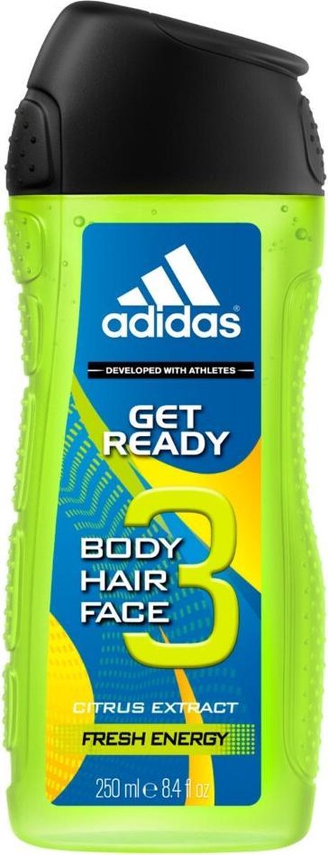 Adidas Douchegel Get Ready - Voordeelverpakking 6 Stuks