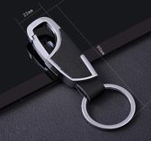 Sleutelhanger stijlvol klasse heren dames zwart/zilver