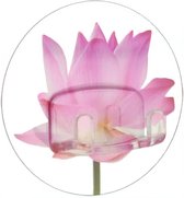 Metaltex Ophanghaak 8,5 Cm Rubber Wit/roze