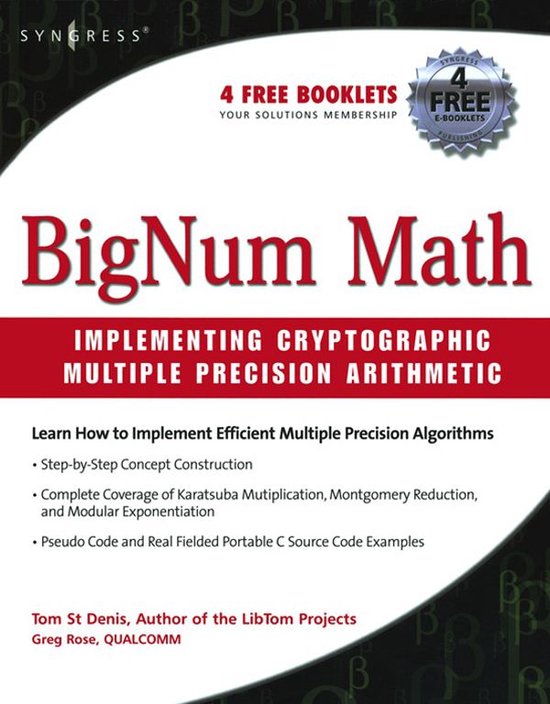 BigNum Math: Implementing Cryptographic Multiple Precision A ... - cover