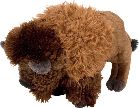 Peluche Wild Republic Cuddly Bison Junior 30 Cm Zwart/ marron